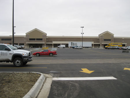 Access and environmental control installation for retail facilities.